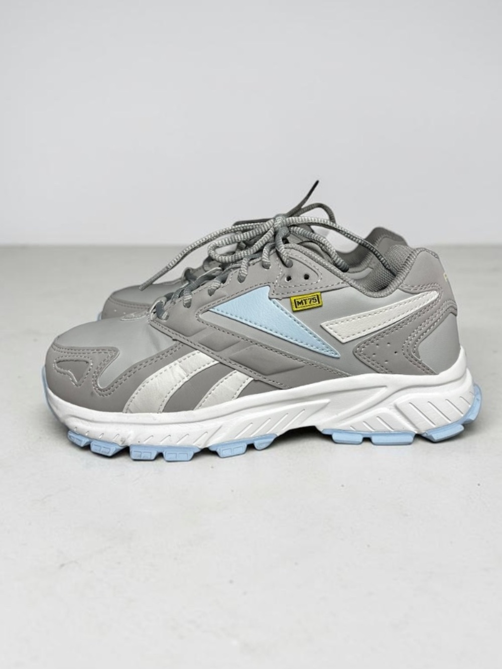 🌻Reebok Hyperium Work Shoes RB364 Womens Grey Blue Composite Toe Slip Resistant